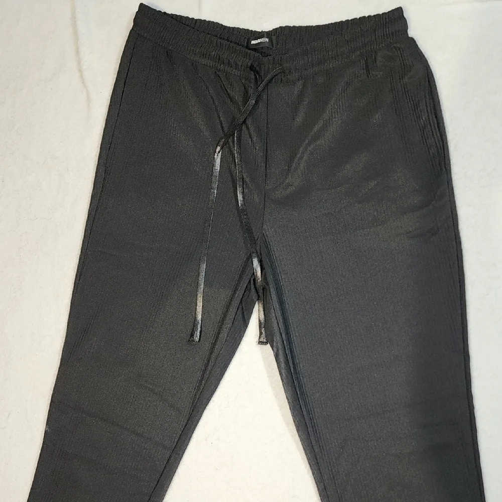 Men's Classic Black Joggers with Drawstring